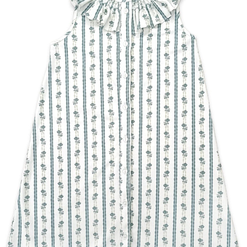 Molly Anne Sleeveless Dress in Scallop Stripe