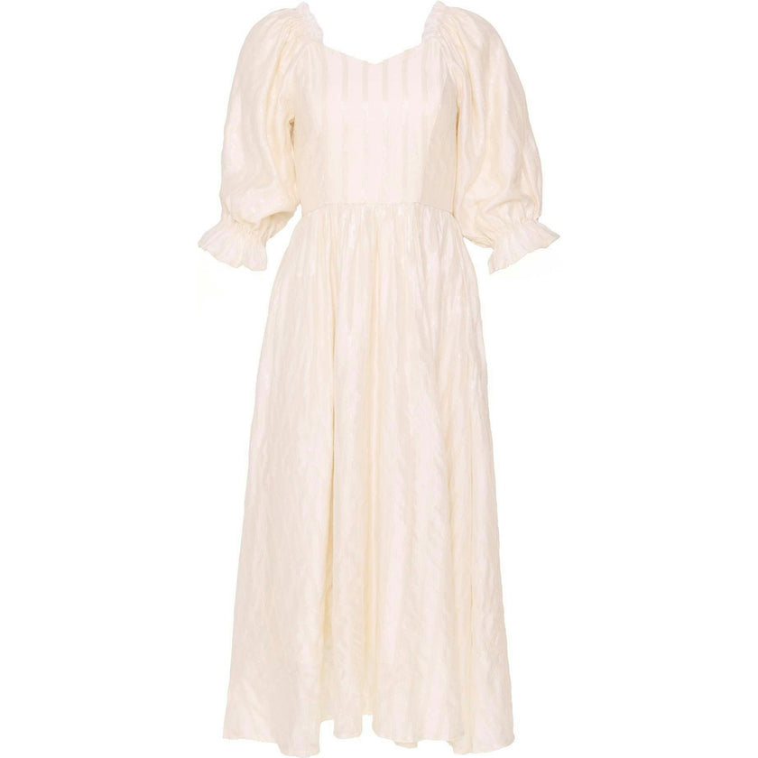 Tindra Dress in Cream Sequin