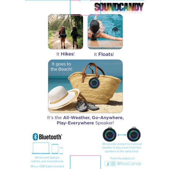 Aqua Splash 5.0 Waterproof Bluetooth Speaker
