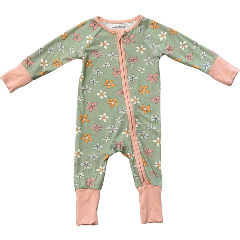 Baby Long Sleeve Zip Romper