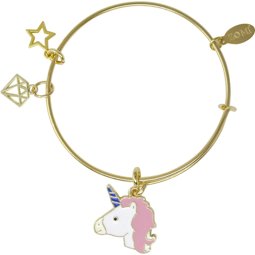 and Gem Bangle Bracelet