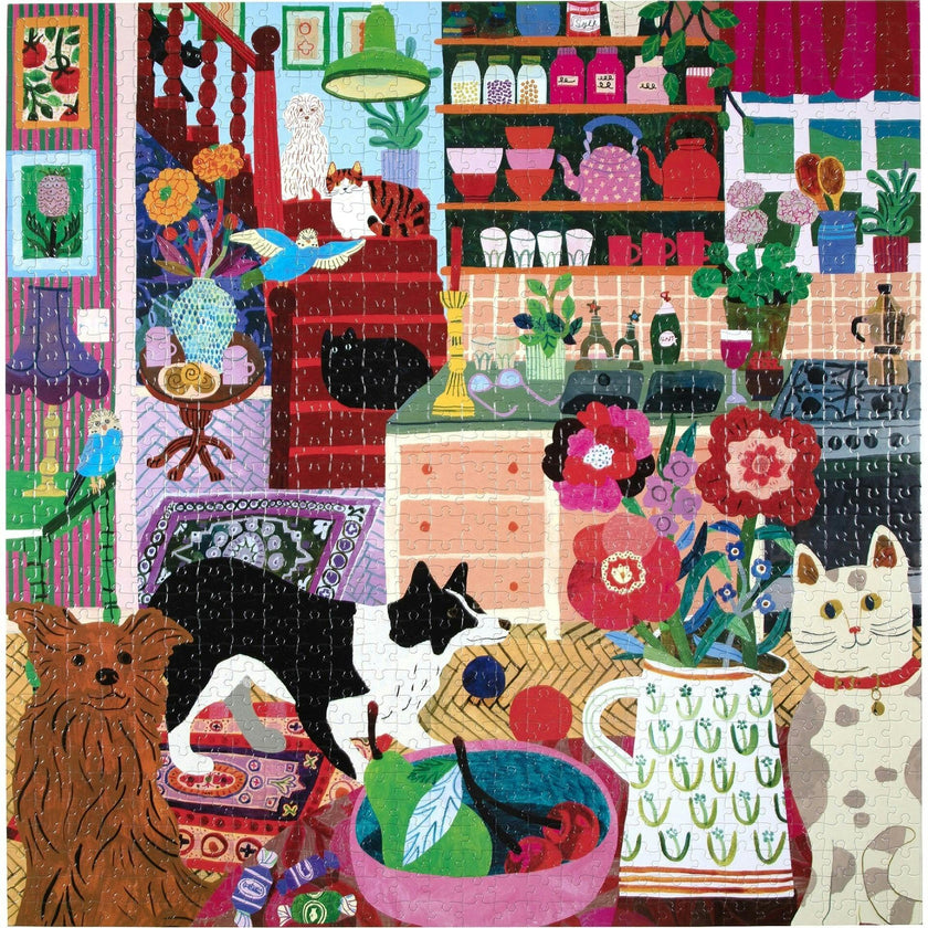 Piece&Love: Pets in the Kitchen - 1000 pc Puzzle