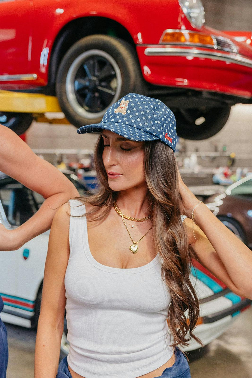 TEDDY BEAR STAR BASEBALL CAP