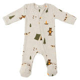 Camping Print Pocket Onesie