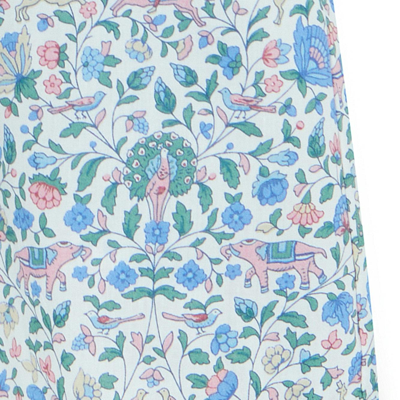 TARTINE ET CHOCOLAT Liberty Button Dress - Blue Fleur