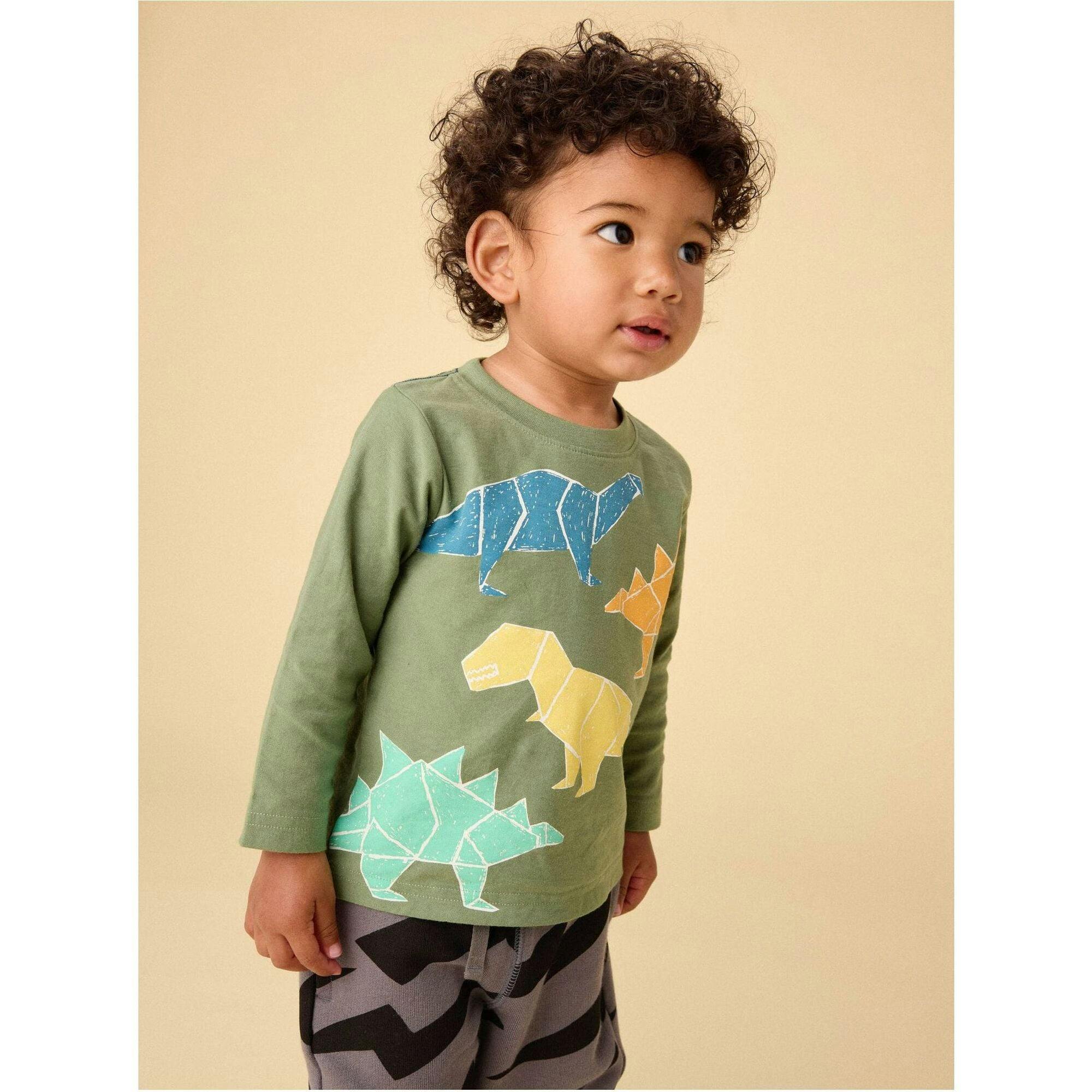 Dino Friends Graphic Tee, Green