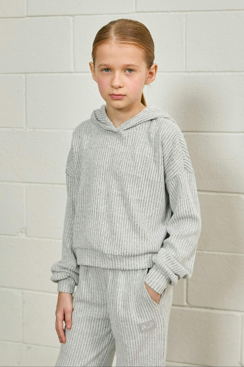 SoftRib Cropped Hoodie