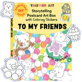 To My Friends Postcard Art Kit