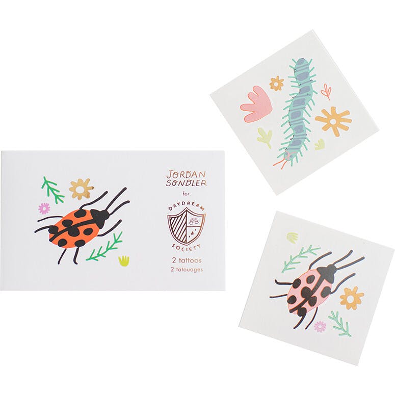 Backyard Bugs Temporary Tattoos