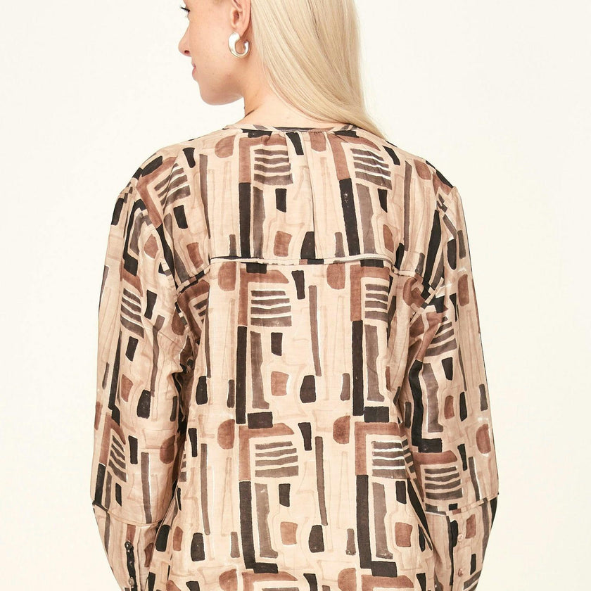 Dakota Blouse, Brown