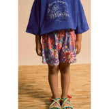 BEVERLY FLOWERS SHORTS DEEP LAVANDER