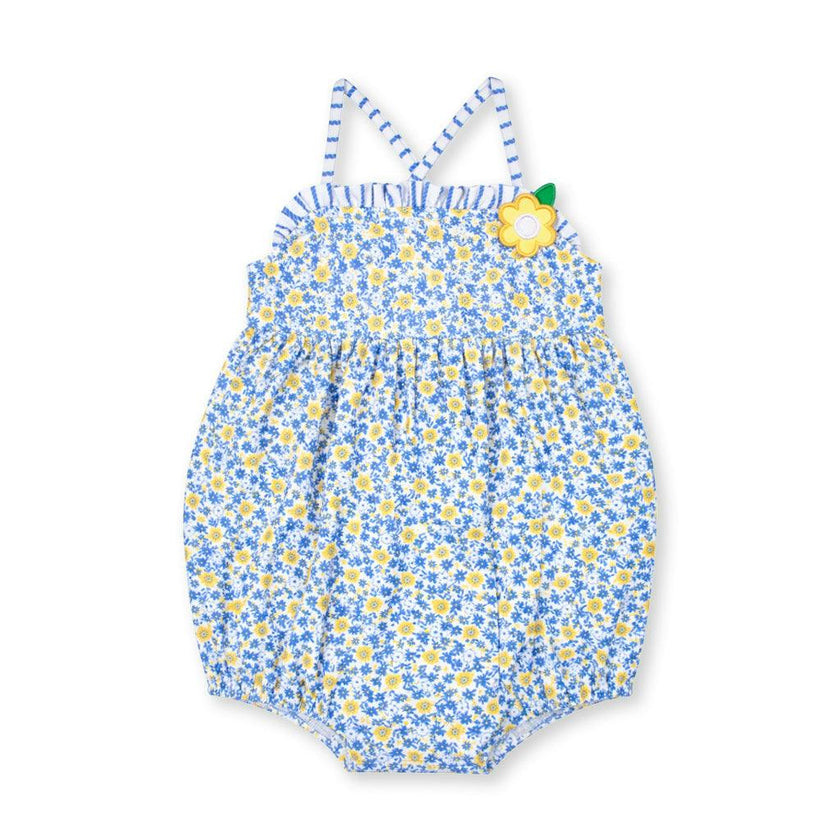Floral Bubble Swimsuit W/Flower