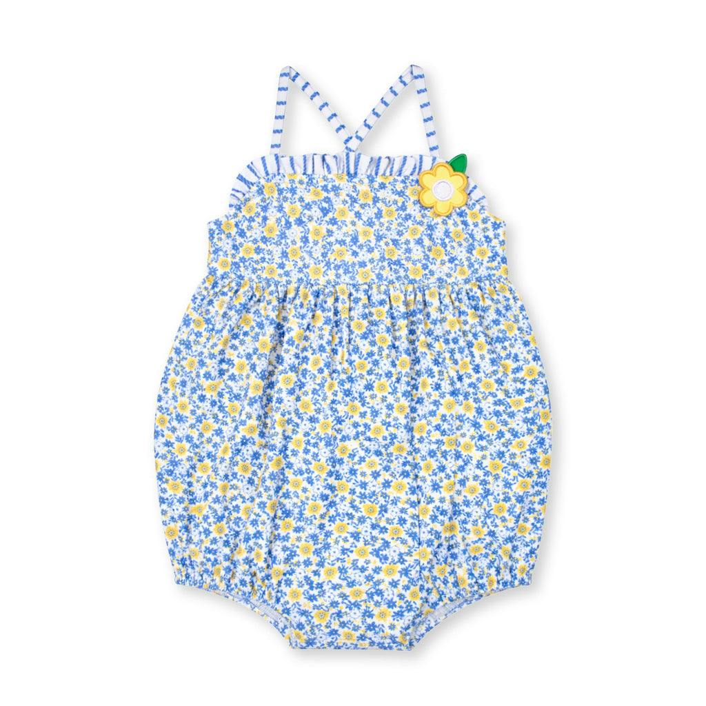 Floral Bubble Swimsuit W/Flower