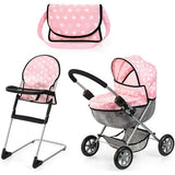 Bayer Design Dolls: Cozy 3 Piece Set - Pink