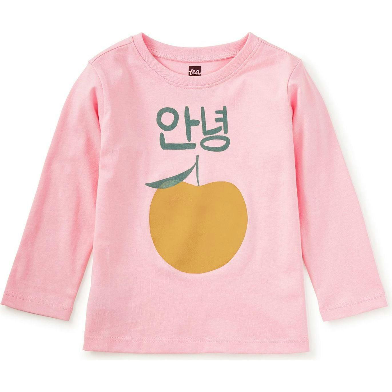 Asian Pear Graphic Tee, Pink