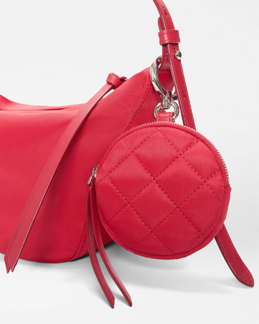 Red Apple Small Waverly Hobo