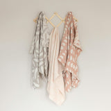 Cotton Jacquard Baby Blanket (Copper Moon Phase)