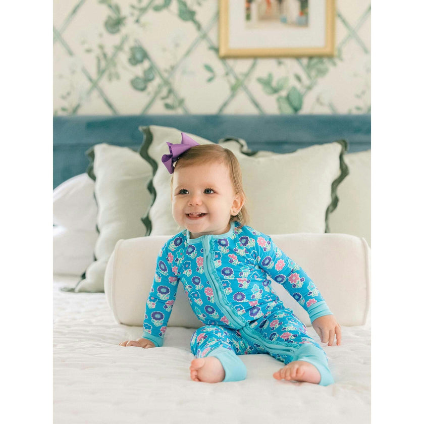 Zoey Bamboo Ruffle Romper