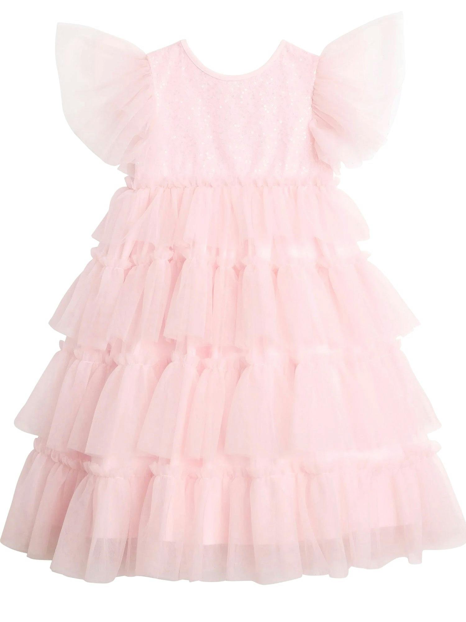 Pink Tulle Dress For Girls