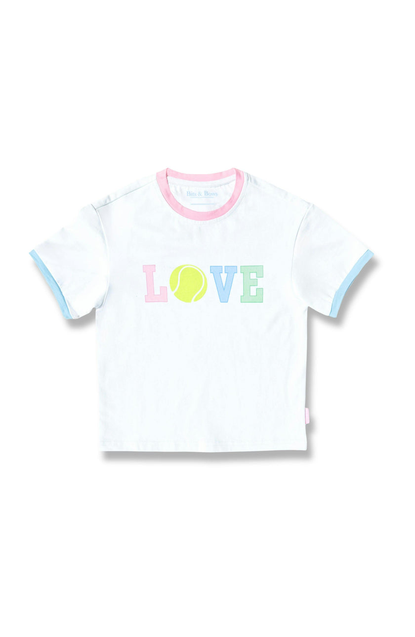 Love Tennis Girls T-Shirt