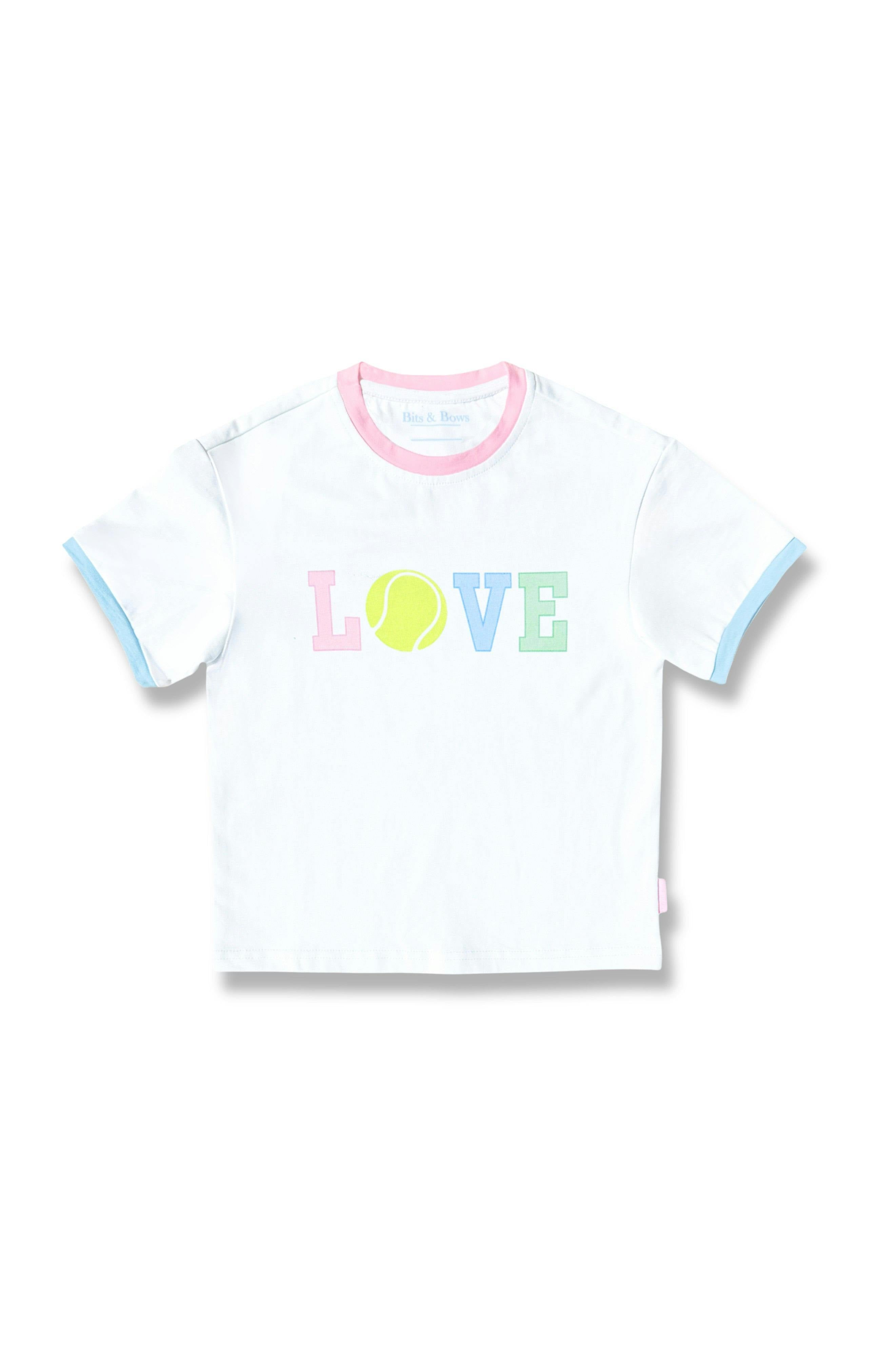 Love Tennis Girls T-Shirt