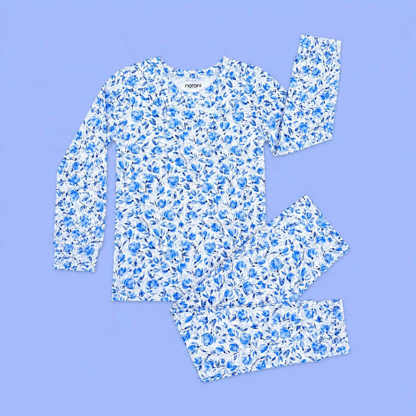 Modal Kids Pajamas - Blue Petals