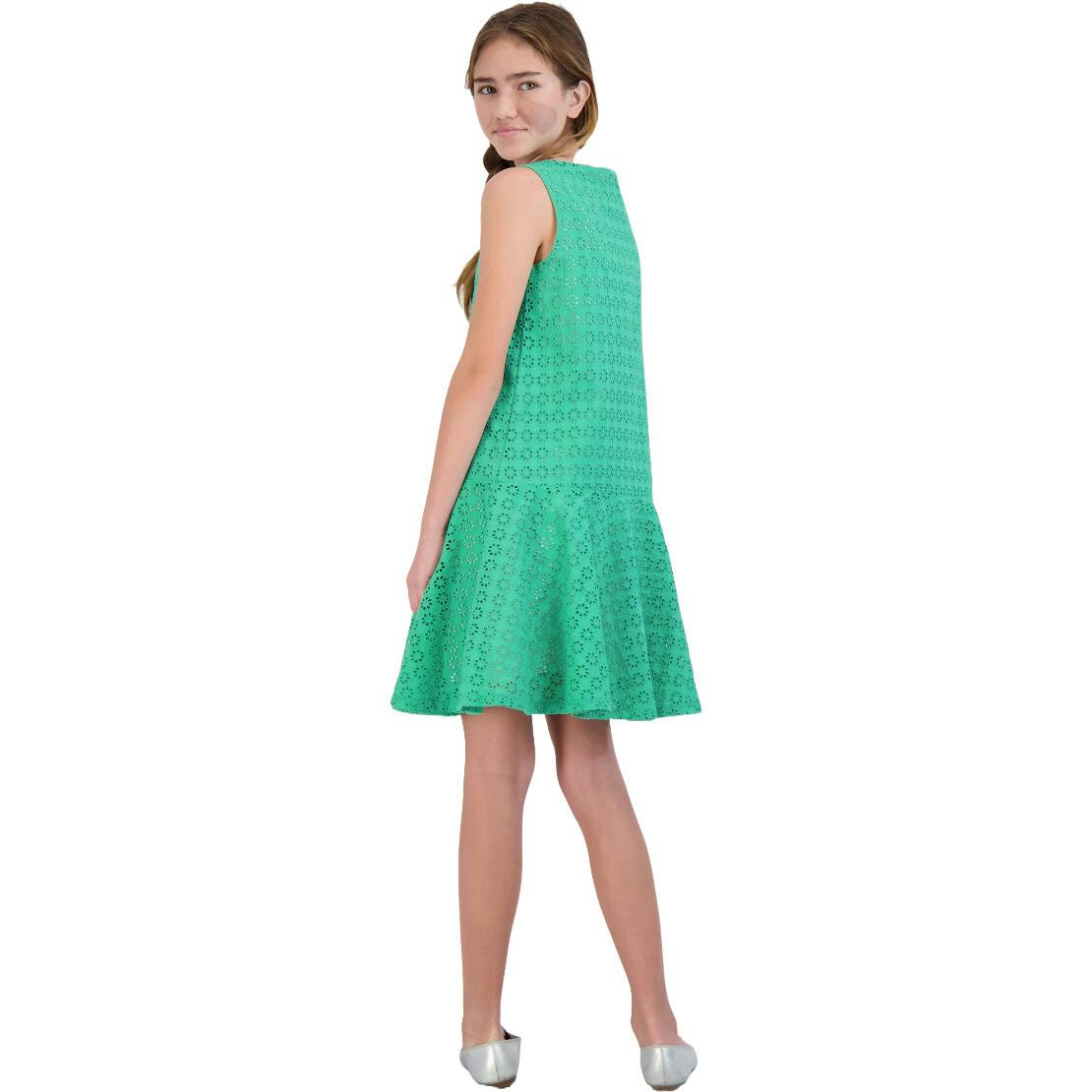 Pilar Peplum Hem Dress, Green