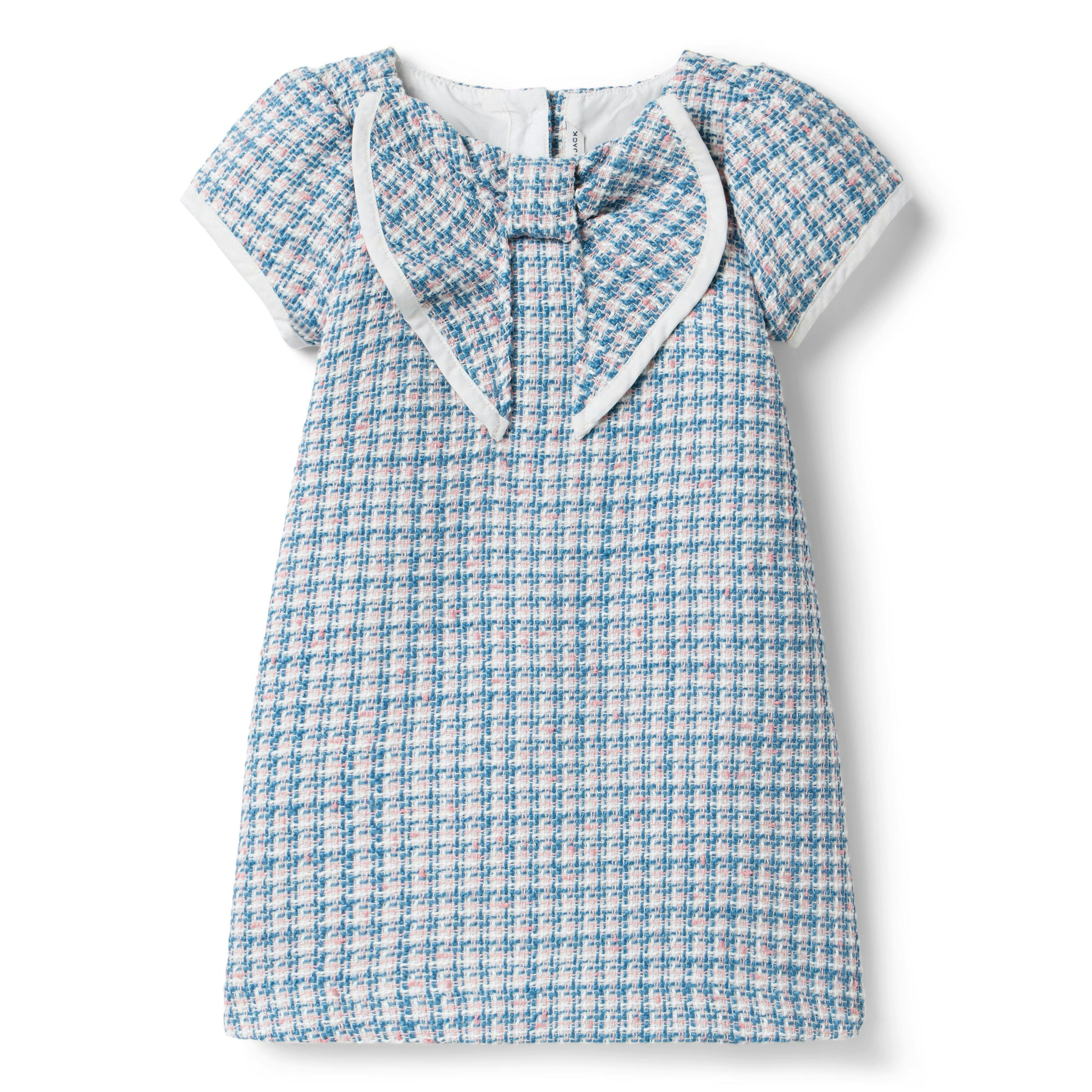 The Tweed Bow Dress, multicolor