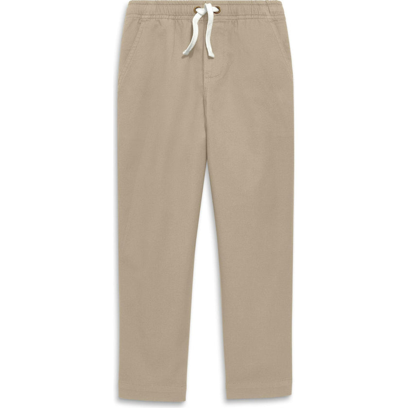 Kids stretch chino drawstring pant