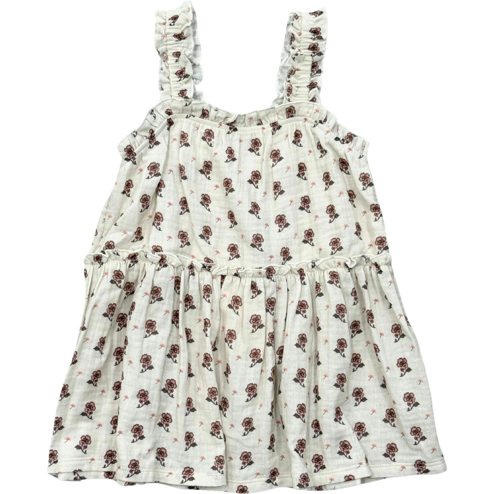 Ruffle Gauze Tank