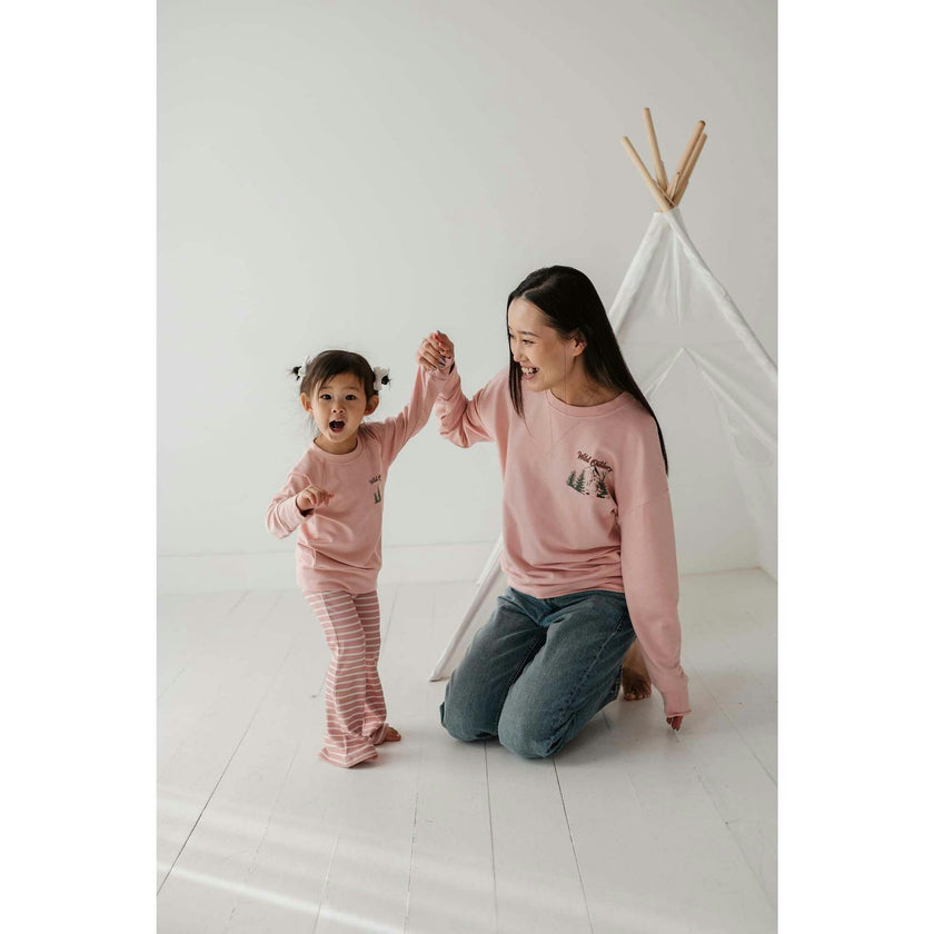 Women's Pullover Mama in Burlwood