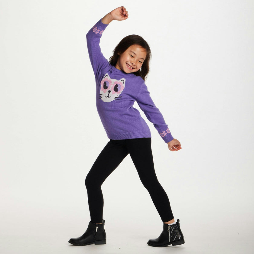 Kids Tunic Length Sweater W/Legging Set