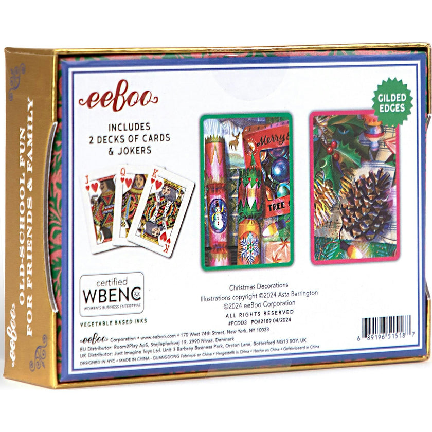 Piece&Love: Christmas Decorations Playing Cards