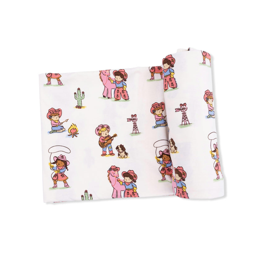 Vintage Cowgirls - Swaddle Blanket