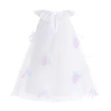 White Pastel Seraphielle Petal Tulle Dress