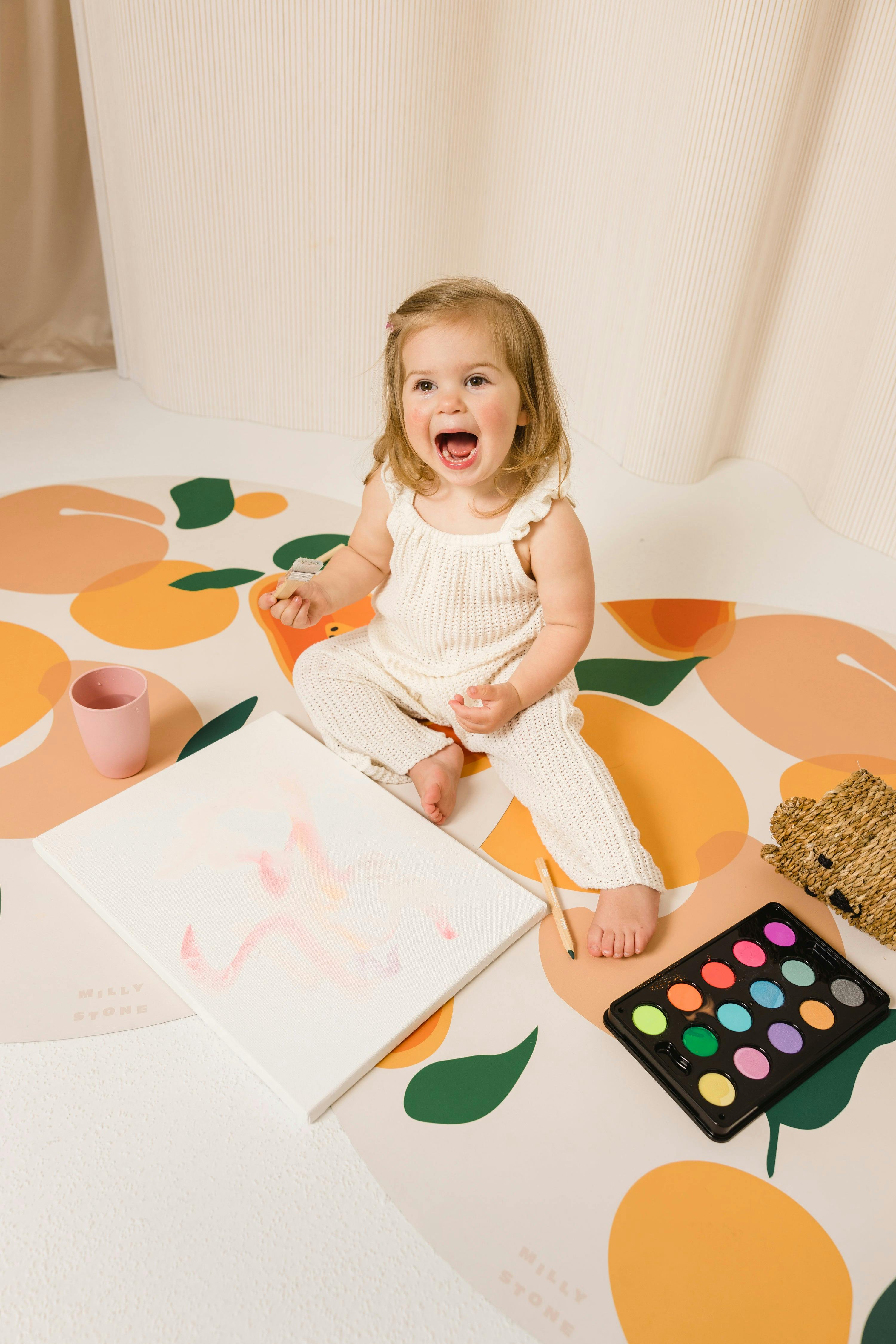 Catch All Mat for Mealtime & Playtime Mess