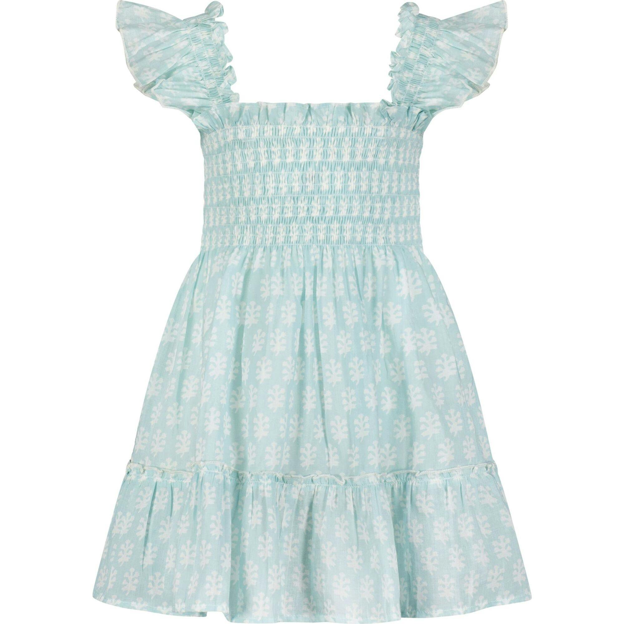 Mini Paloma Girl's Dress Seafoam Booty, Green