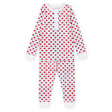 Jack Boys' Pajama Pant Set - Schoolhouse Apples Blue