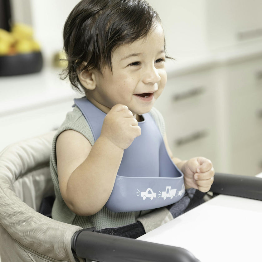 Traffic Jam Little Bites Narrow Bib