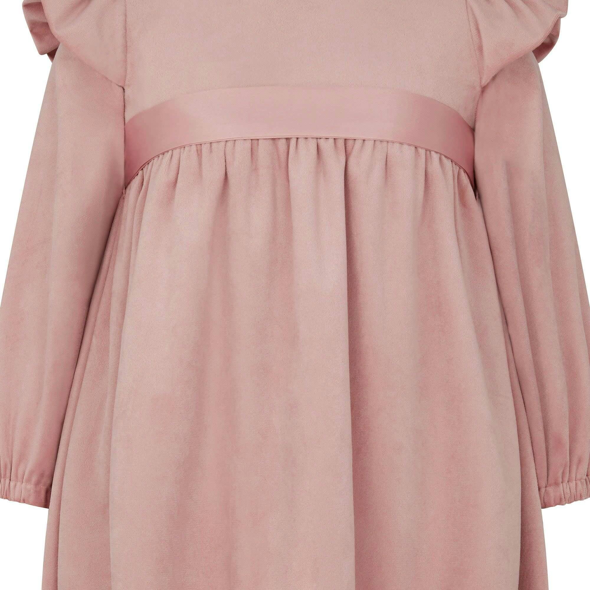 Chloe Velvet & Satin Bow Party Dress