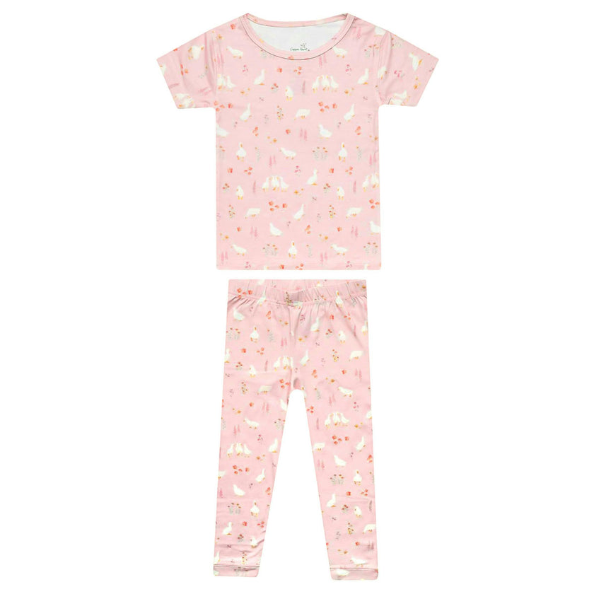 2pc Short Sleeve Pajamas with Pants - Gigi