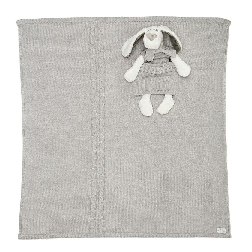 Milo & Lilirose Knitted Baby Blanket Set
