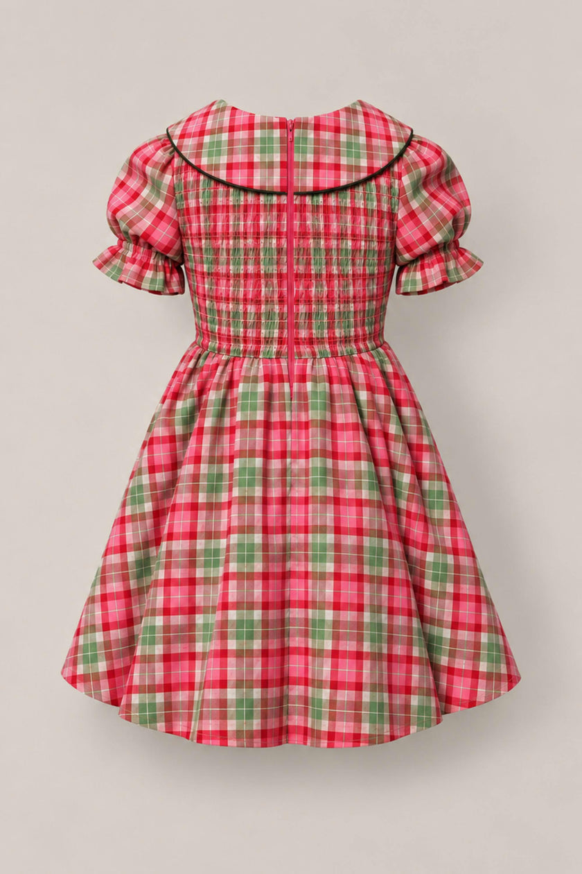 Mini Alice Dress in Rosewood Tartan