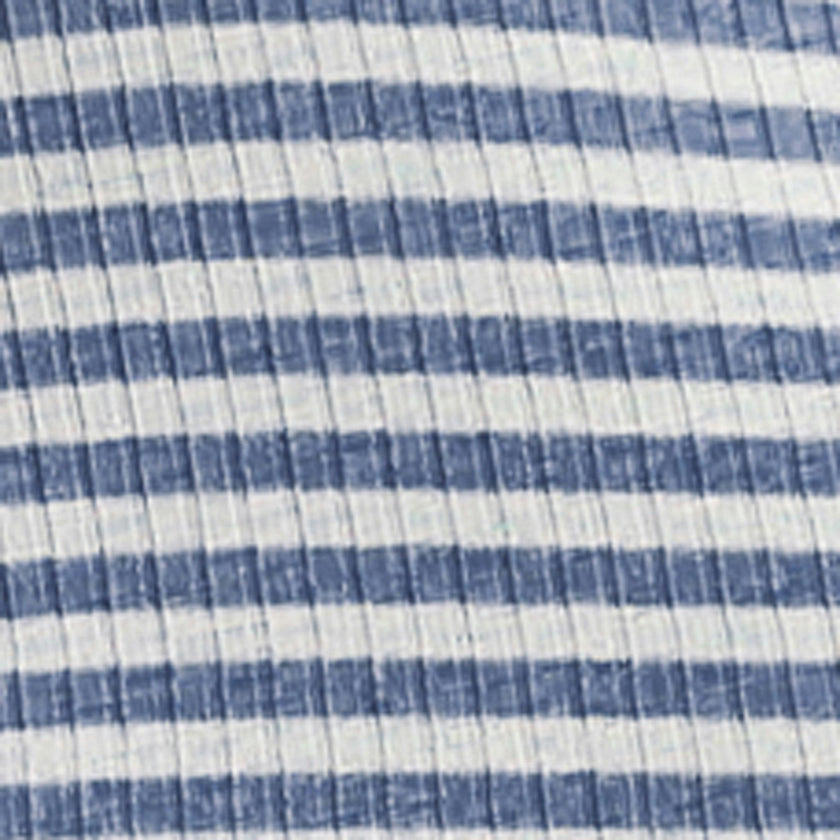 Dune Stripe One Piece Washed Indigo / White