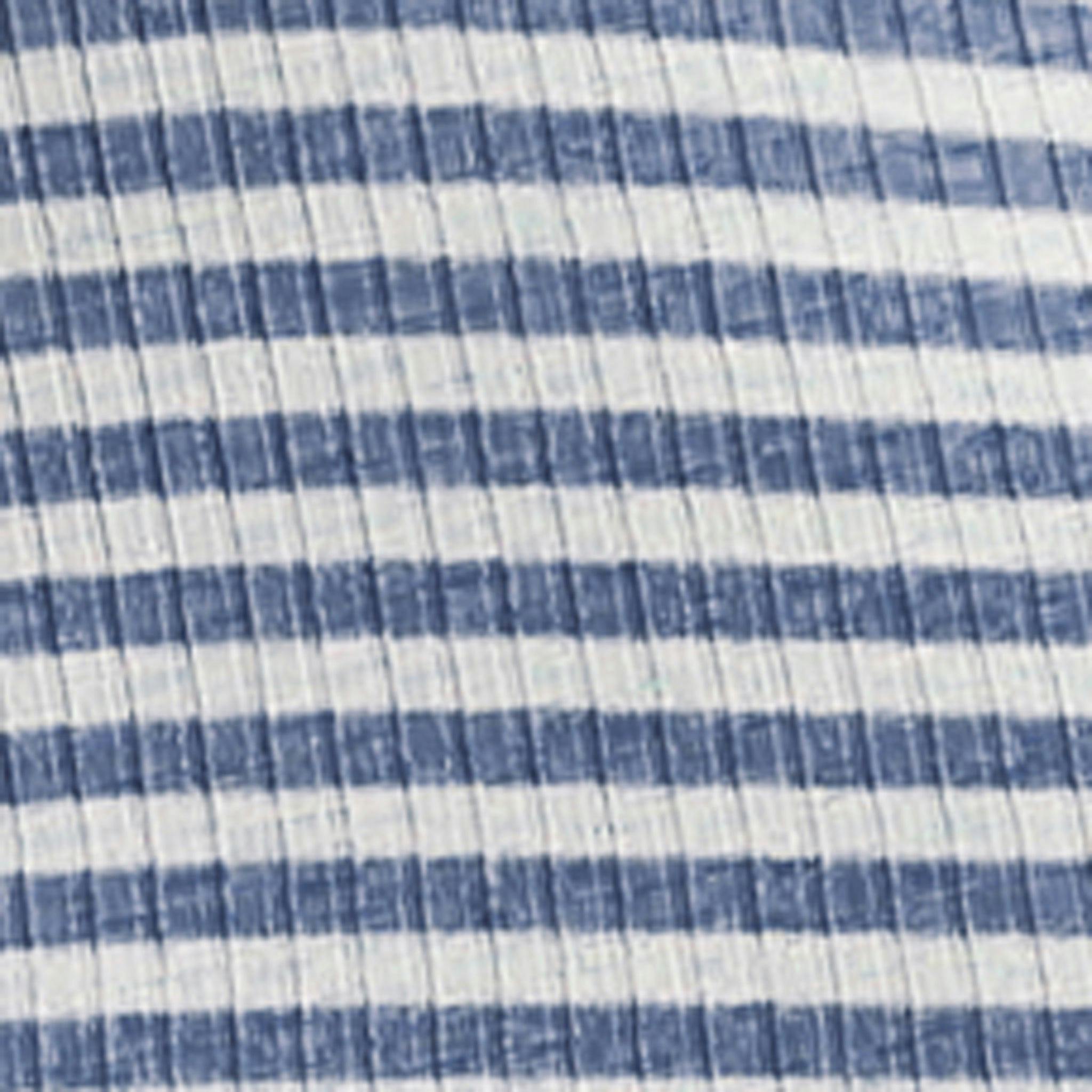 Dune Stripe One Piece Washed Indigo / White