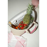 Insulated Small Wicker Snack Clutch