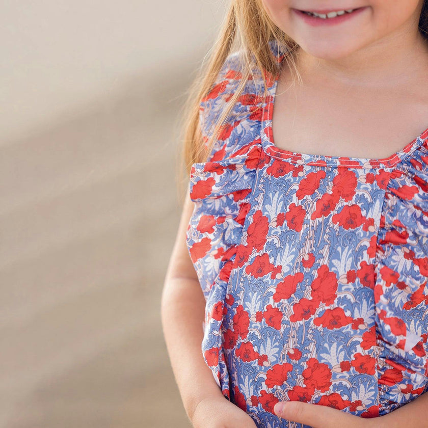 TARTINE ET CHOCOLAT Summer Floral Bathing Suit