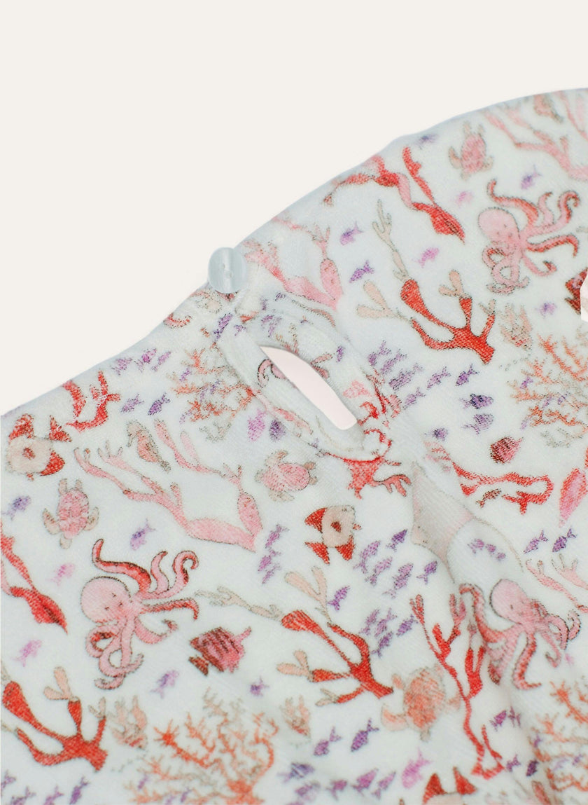 Delphine Dress - Rosy Coral Reef
