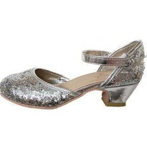 Jr Star Silver Sparkle Heels