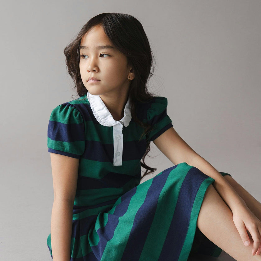 Organic Pique Polo Dress